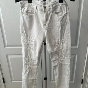 Frame white Le Boy jeans in good condition